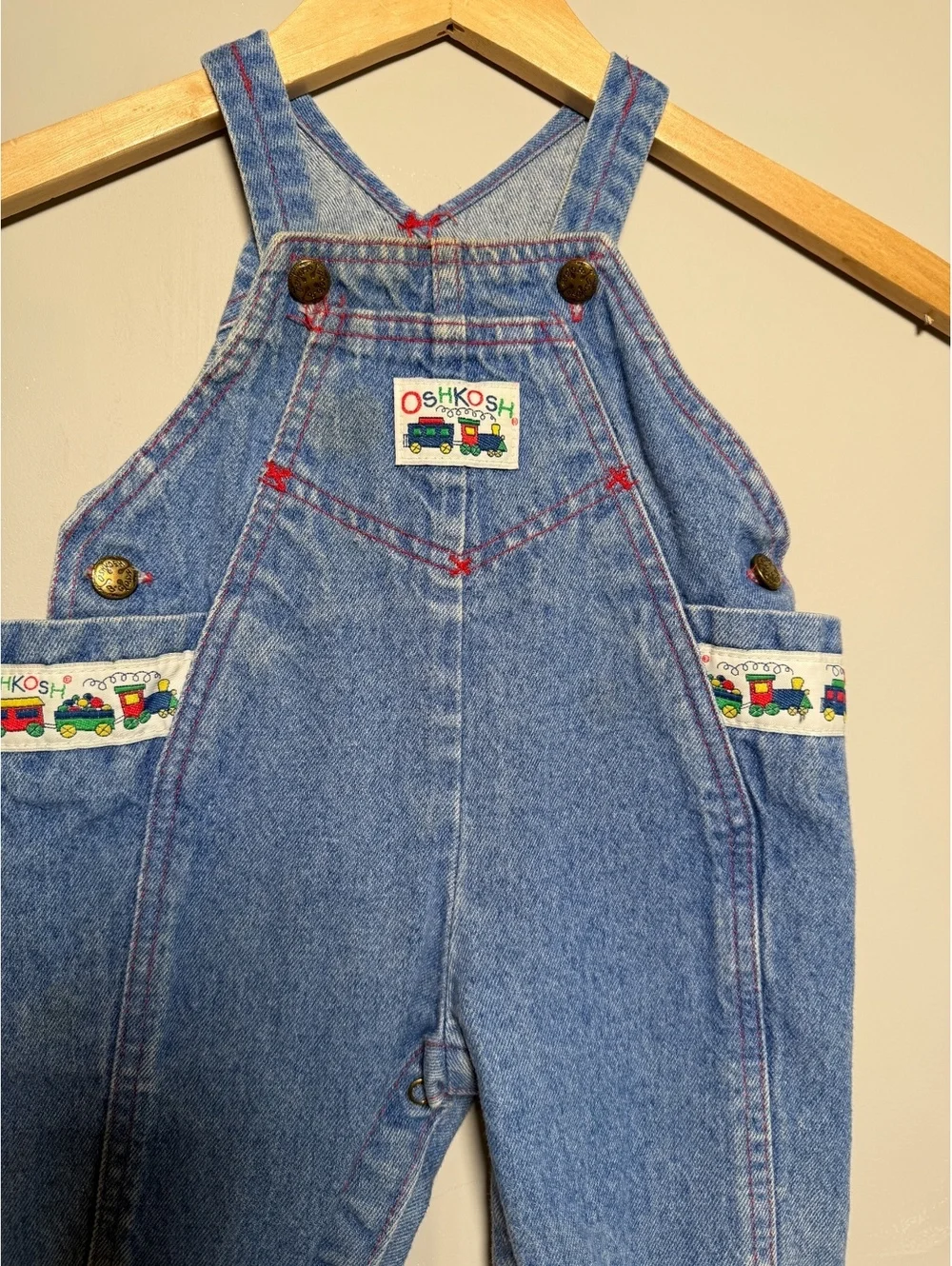 Vintage 1990s Oshkosh Overalls Size 12 Months